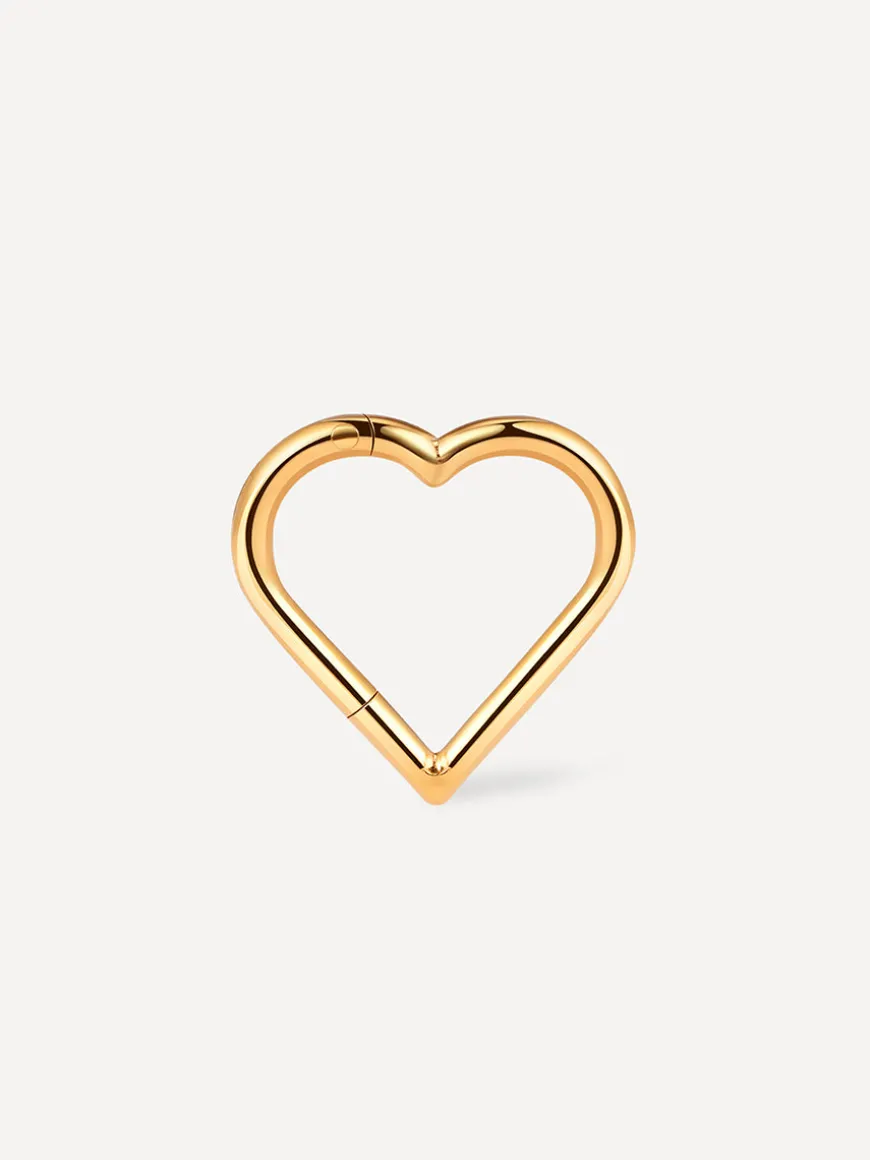 Simple Heart Titan Piercing