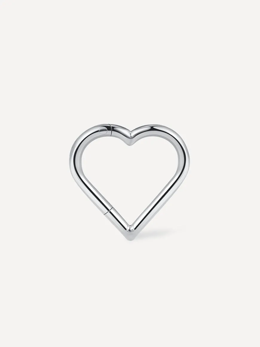 Simple Heart Titan Piercing