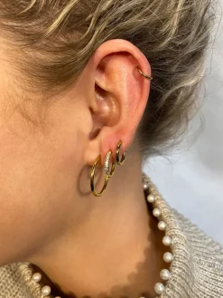 Simple Hoop Titan Piercing
