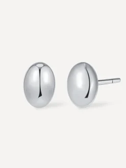 Simple Oval Ohrringe