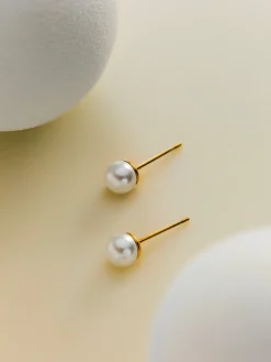 Simple Pearl Ohrringe