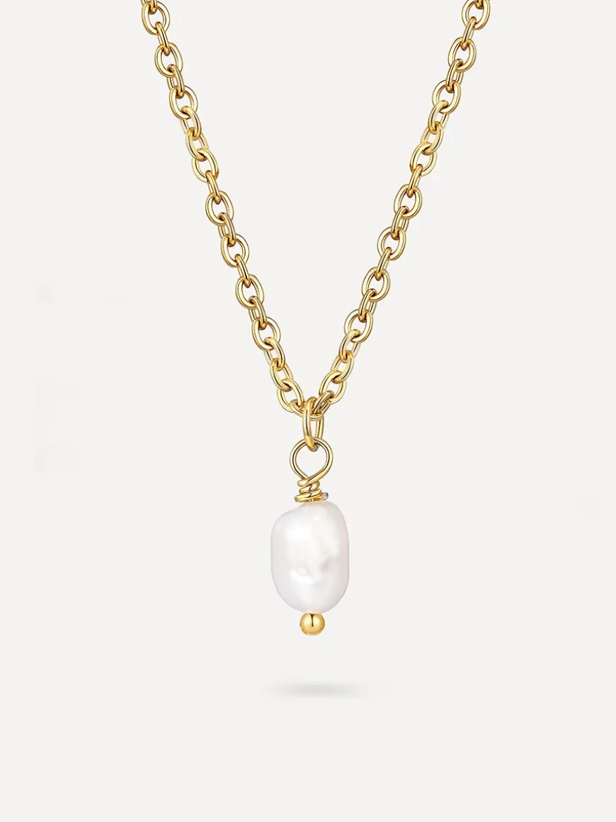 Simple Pearl Pendant Kette