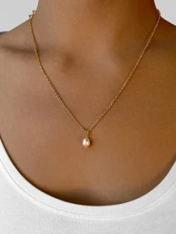 Simple Pearl Pendant Kette