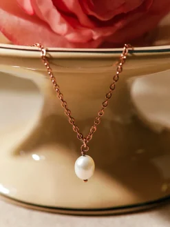 Simple Pearl Pendant Kette