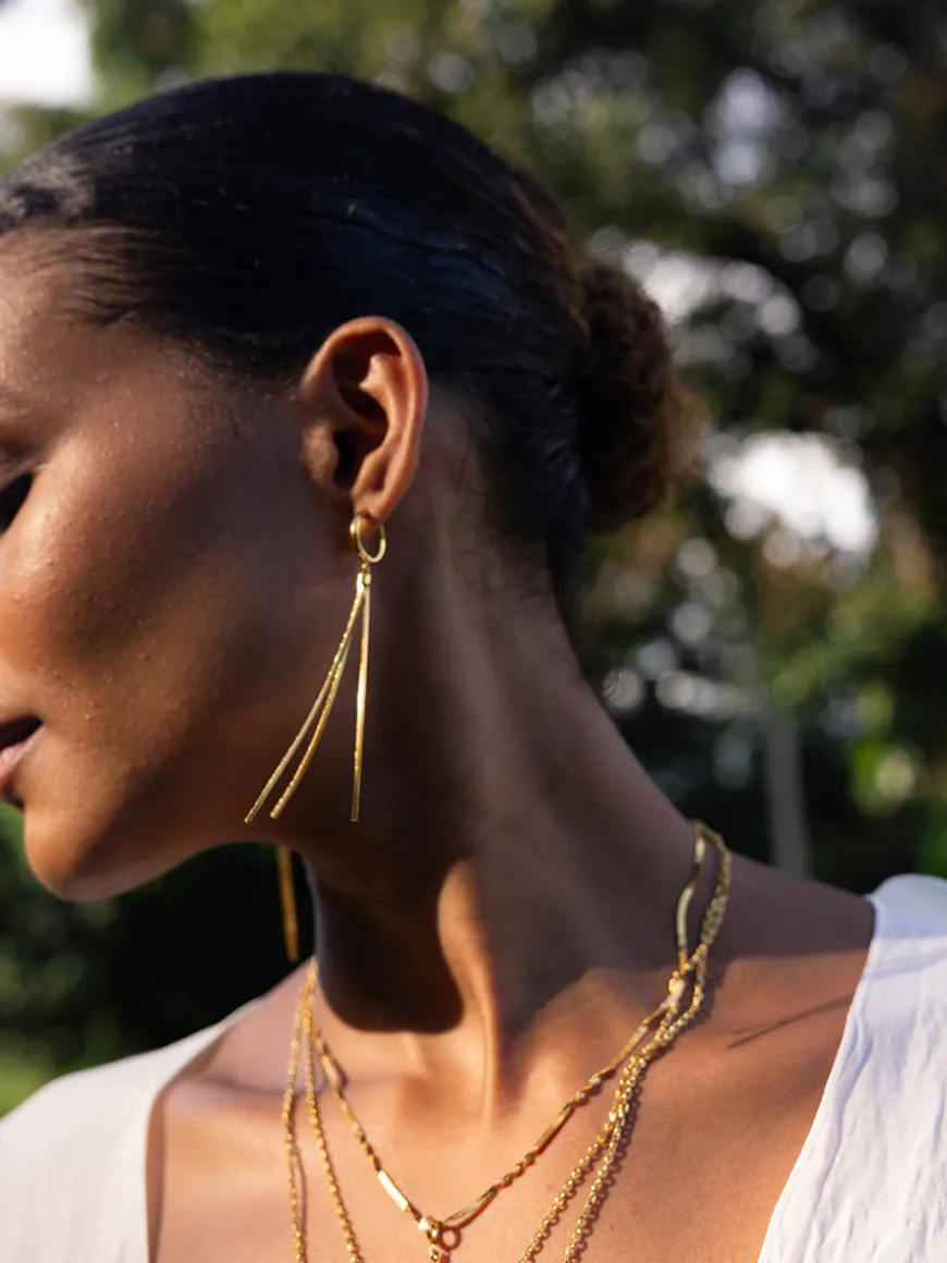 Sleek Tassel Ohrringe