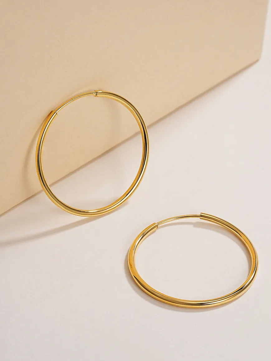 Slim Hoop Large Ohrringe