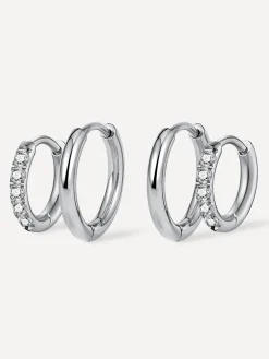 Slim & Shine Hoops Ohrringe Set