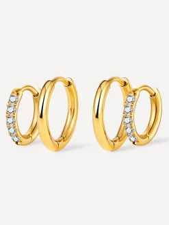 Slim & Shine Hoops Ohrringe Set