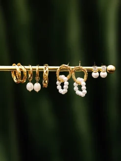 Small Twist Hoop Ohrringe