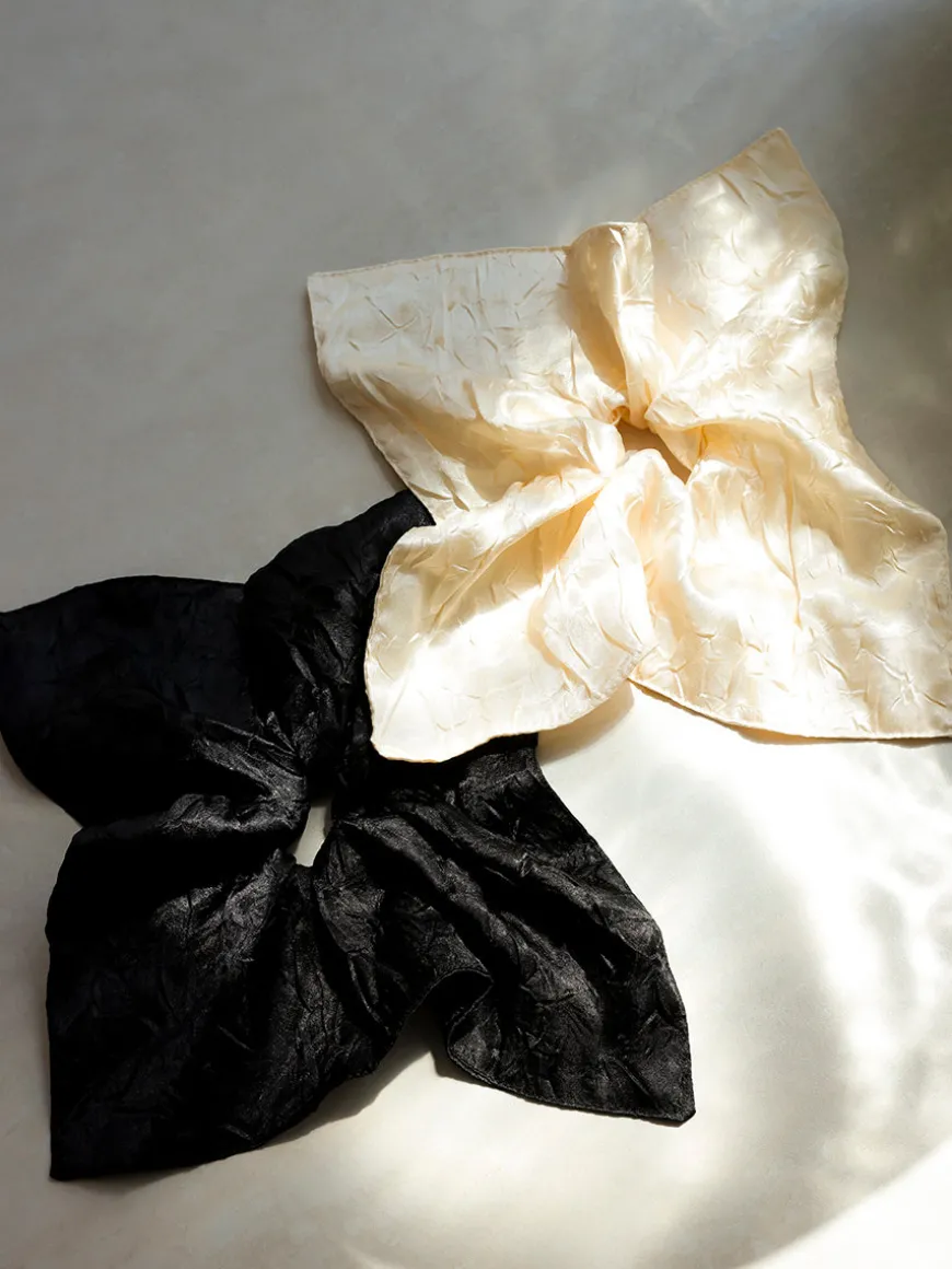 Soft Grace Beige Scrunchie