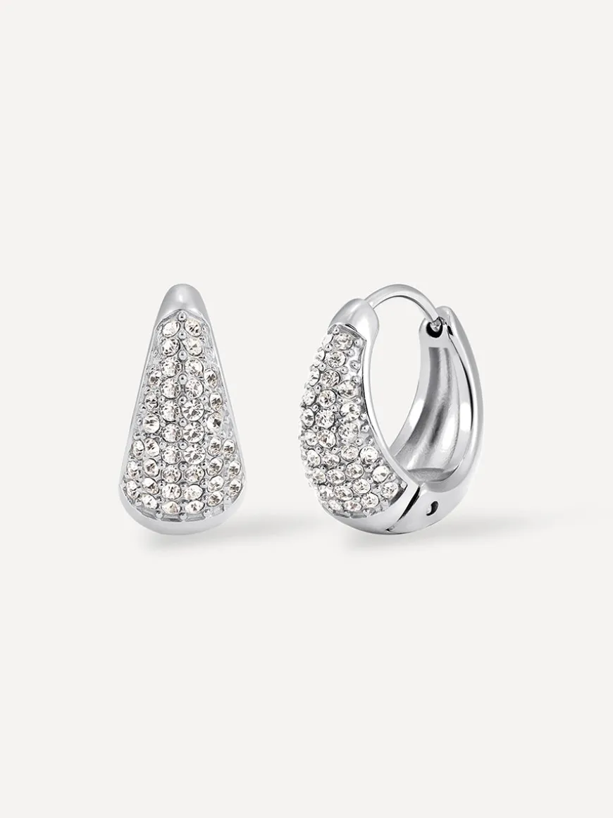 Sparkling Hoop Medium Ohrringe