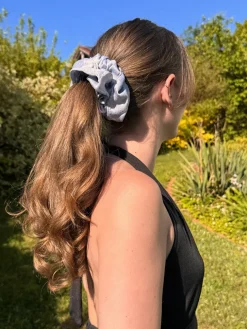 Sparkling Joy Blue Scrunchie