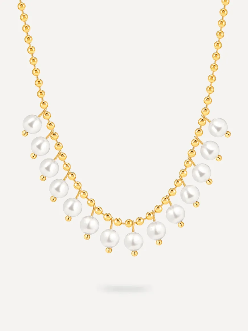 Spherical Art Pearls Kette