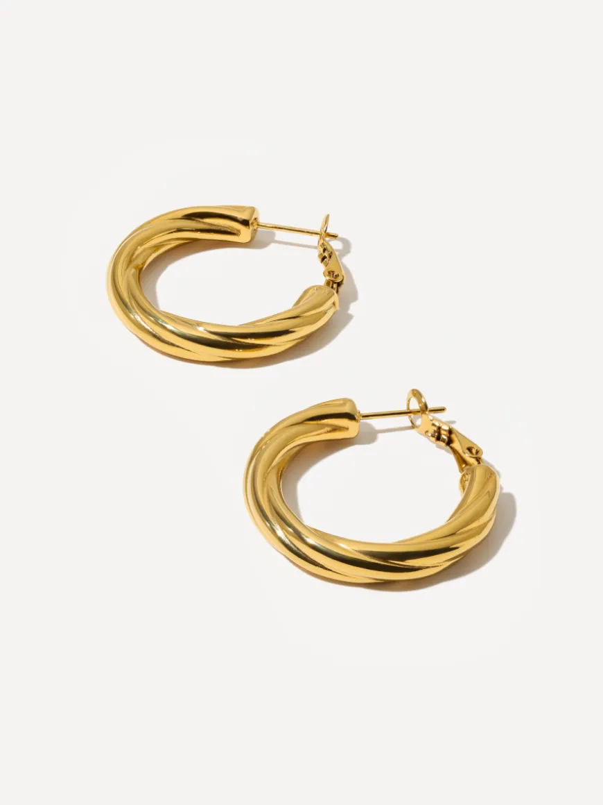 Spiral Hoop Ohrringe