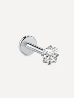 Square Spark Titan Piercing