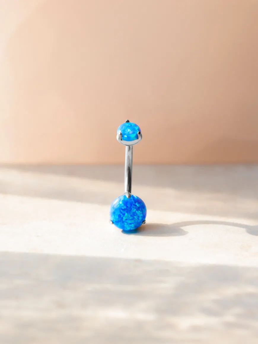 Stellar Whisper Blue Titan Bauchnabelpiercing