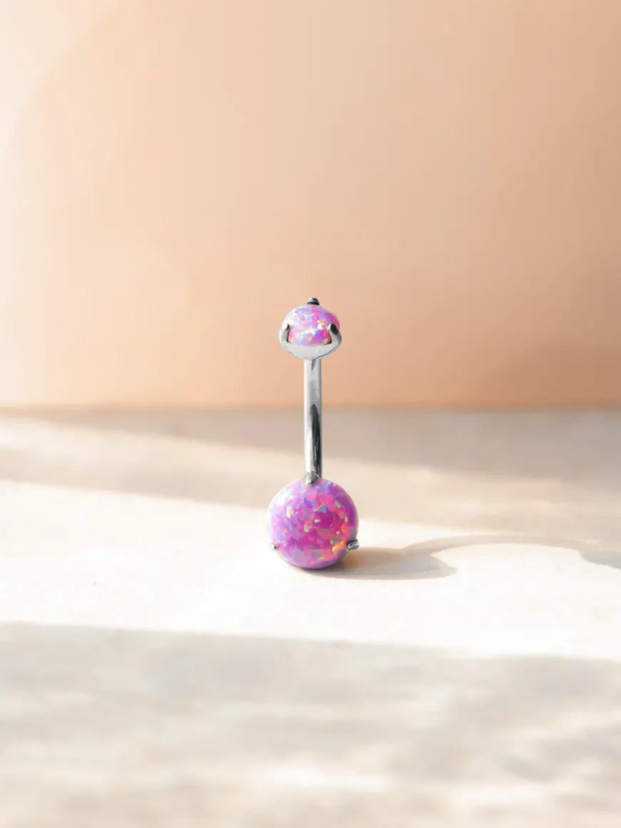 Stellar Whisper Purple Titan Bauchnabelpiercing