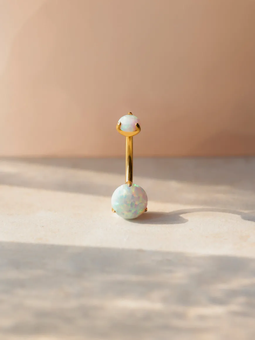 Stellar Whisper White Titan Bauchnabelpiercing