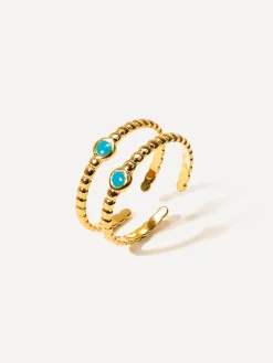 Sunny Bay Ring Set