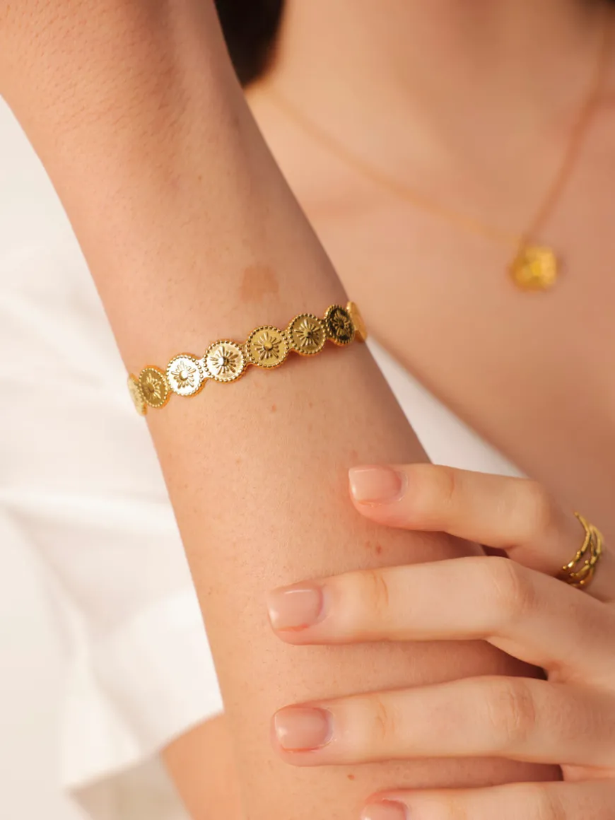 Sunray Disc Armcuff