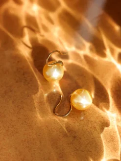 Sway Pearl Champagne Ohrringe