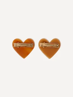Sweet Heart Brown Set Hairpin