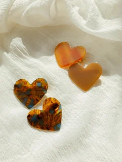 Sweet Heart Mixed Color Set Hairpin