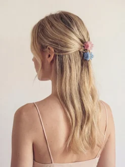 Sweet Petal Set Mini-Haarklammer Dreamy Blue Pink