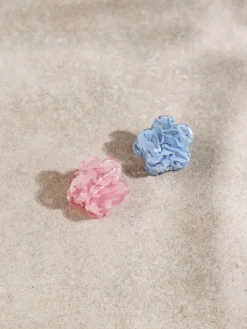 Sweet Petal Set Mini-Haarklammer Dreamy Blue Pink