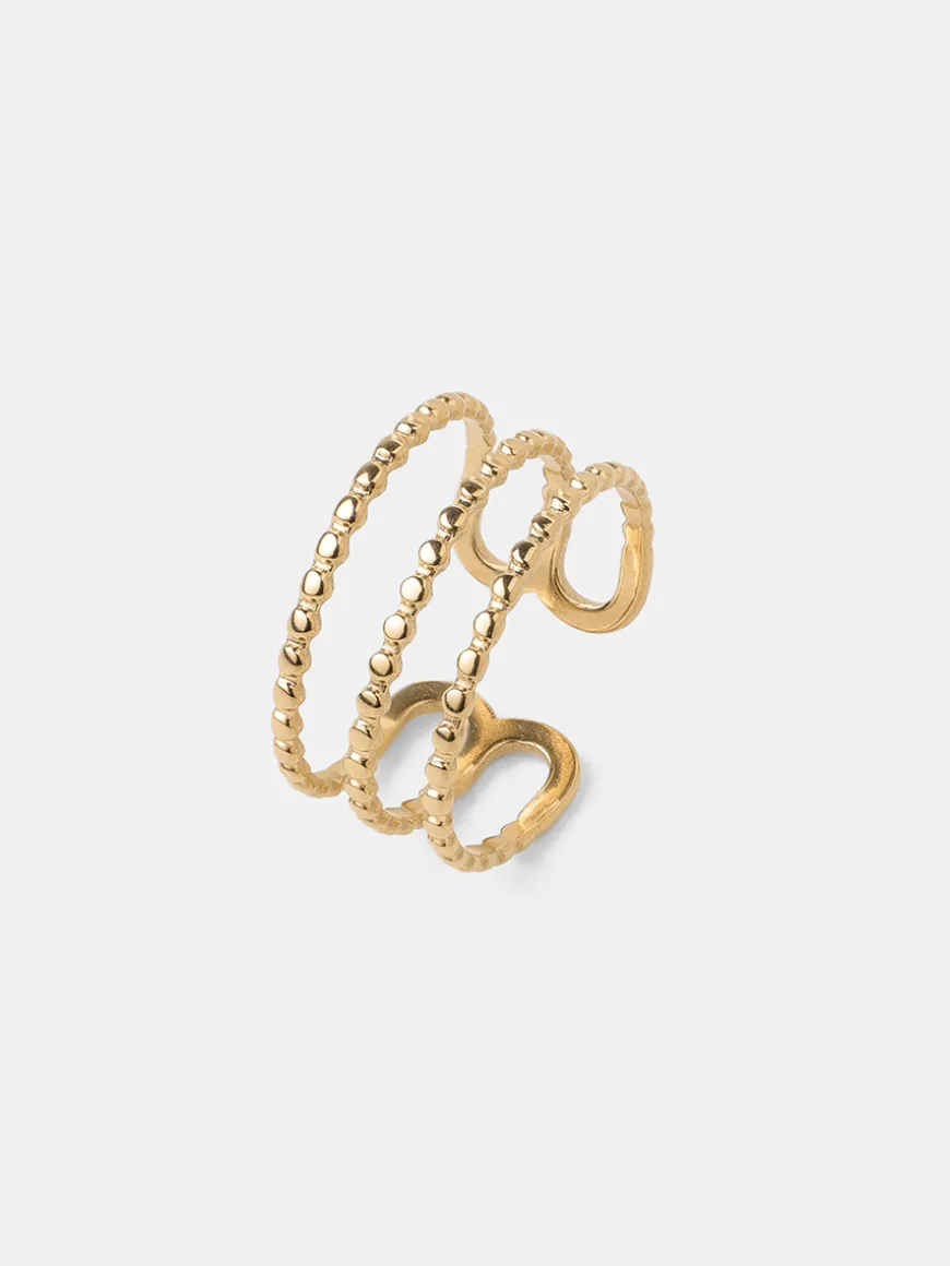 Textured Bead Ring