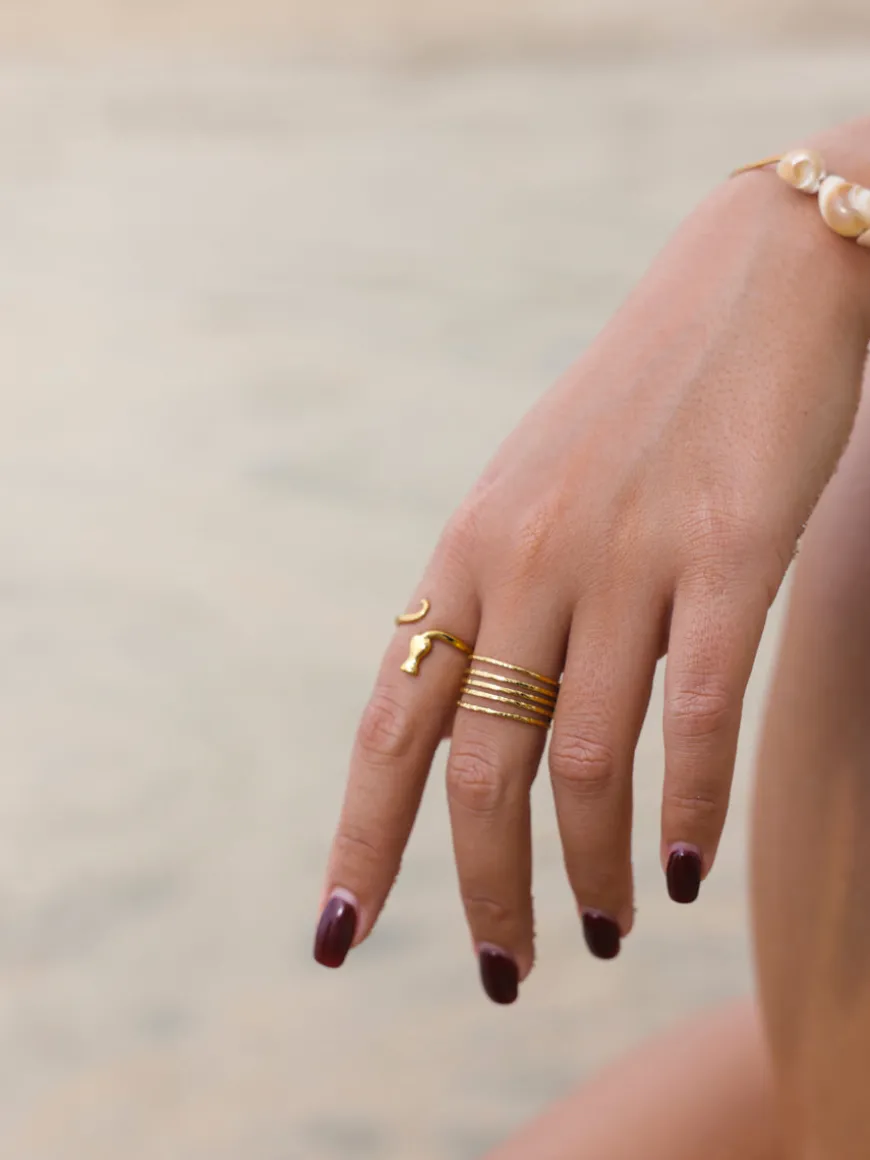 Textured Stack Ring
