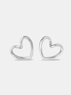 Threaded Heart Ohrringe