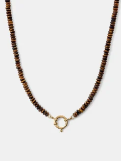 Tiger's Eye Mark Kette