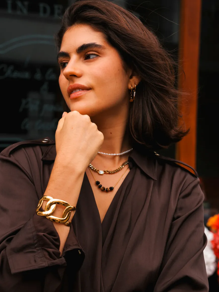 Tiger's Eye Ohrringe