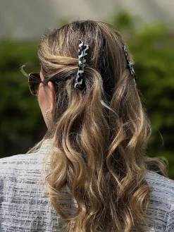 Trendy Charm Yellow Leopard Set Hairpin
