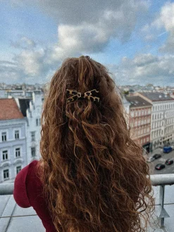 Trendy Charm Yellow Leopard Set Hairpin