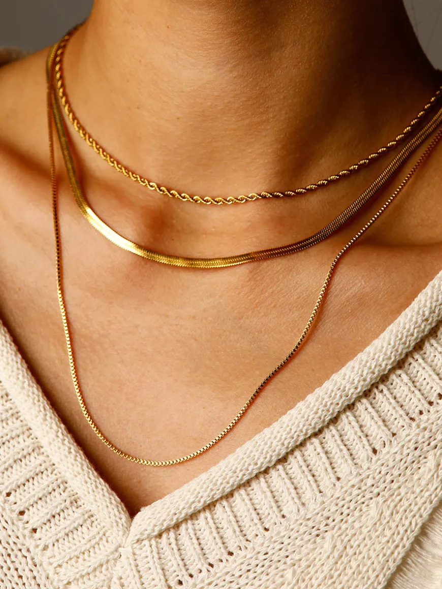 Trio Layered Kette