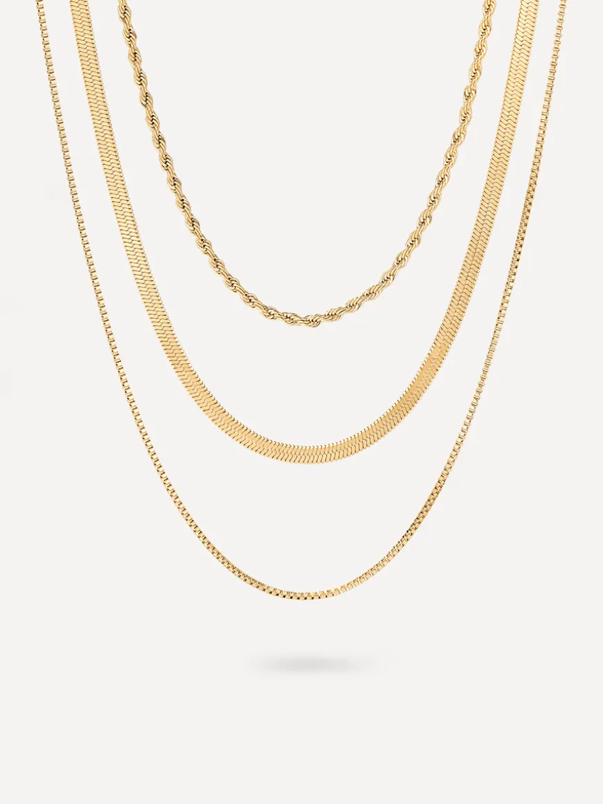 Trio Layered Kette