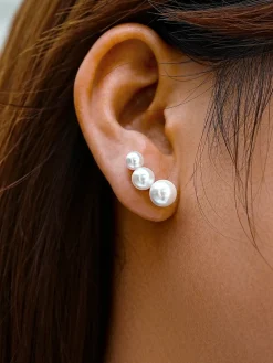 Trio Pearl Ohrringe