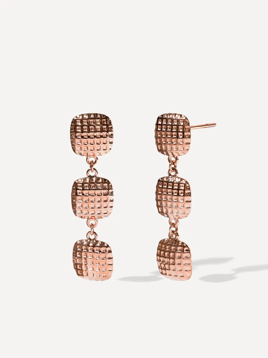 Triple Squares Ohrringe