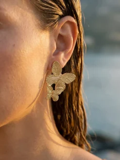 Twin Butterflies Ohrringe