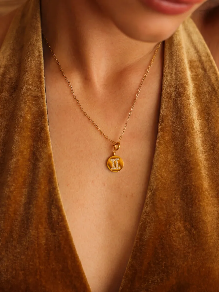 Twinkling Zodiac Ketten-Charm - Gemini