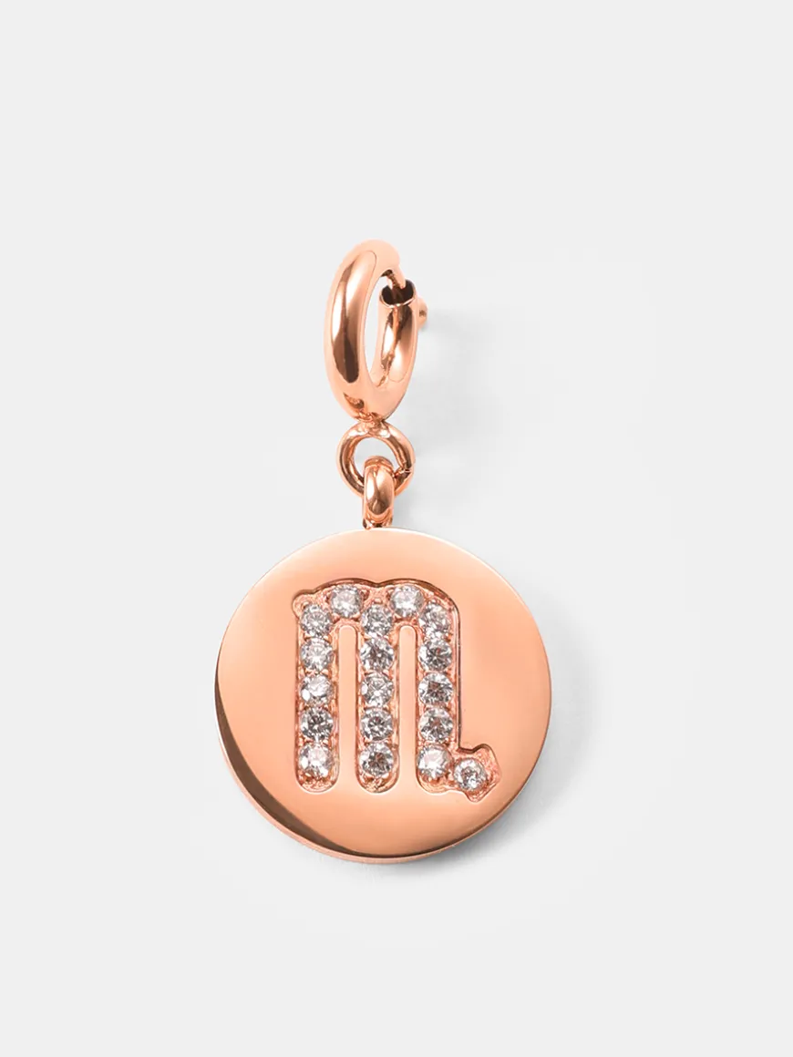 Twinkling Zodiac Ketten-Charm - Scorpio