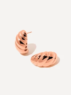 Twisted Croissant Ohrringe