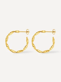 Twisted Hoop Ohrringe
