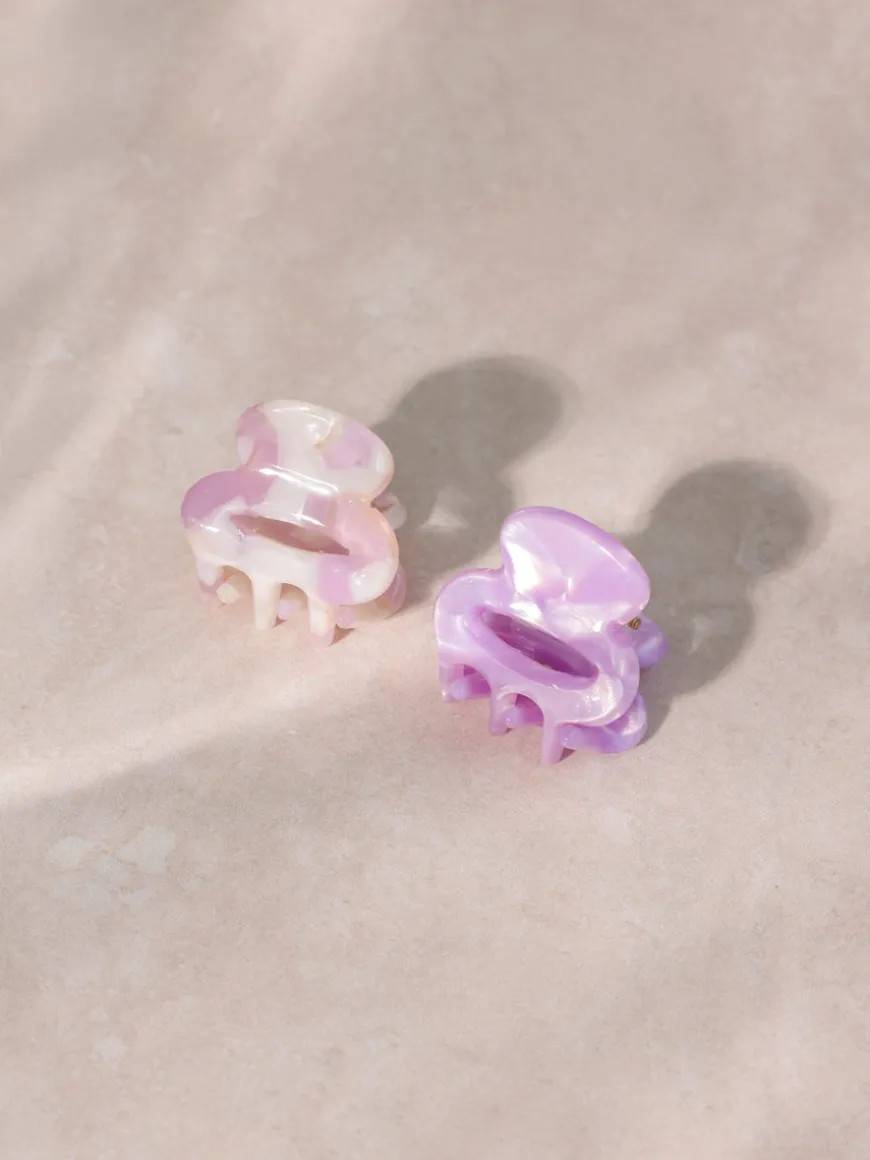 Vibrant Set Mini-Haarklammer Violet