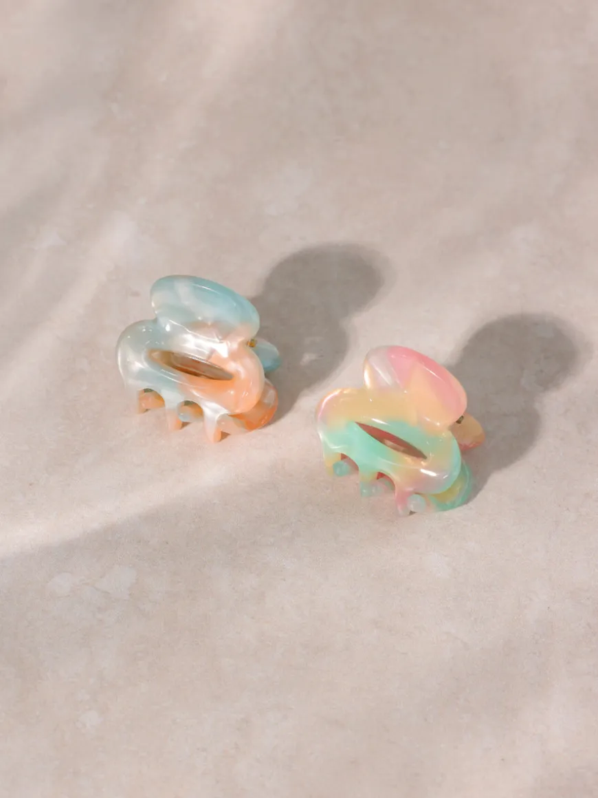 Vibrant Set Mini-Haarklammer Rainbow