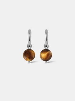 Vibrant Tiger's Eye Ohrringe