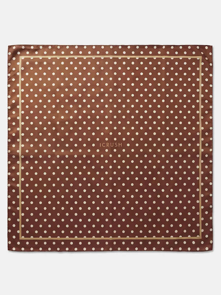 Vintage Dot Brown Tuch