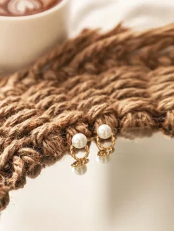 Vintage Wreath Pearl Ohrringe
